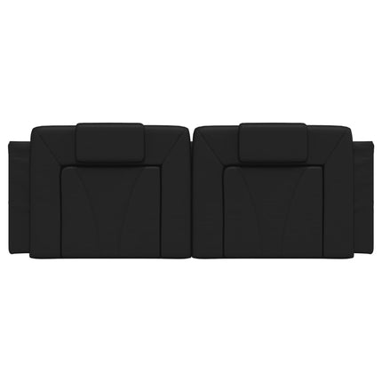 gavlpude Viana 120 cm kunstlæder sort