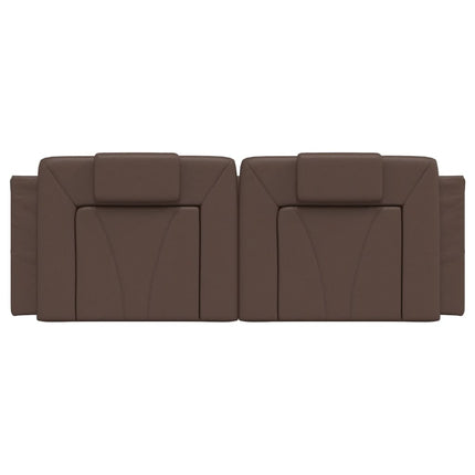 gavlpude Viana 120 cm kunstlæder brun