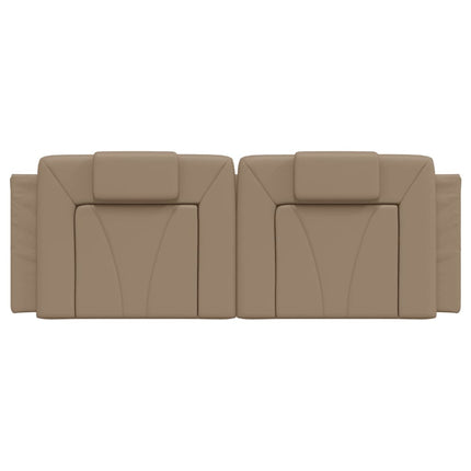 gavlpude Viana 120 cm kunstlæder cappuccinofarvet