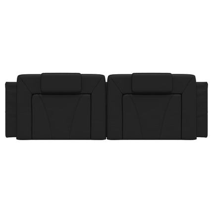 gavlpude Viana 160 cm kunstlæder sort