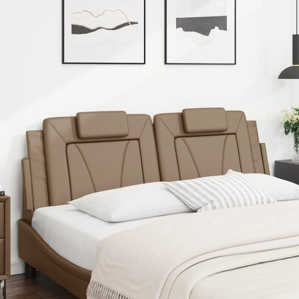 gavlpude Viana 160 cm kunstlæder cappuccinofarvet