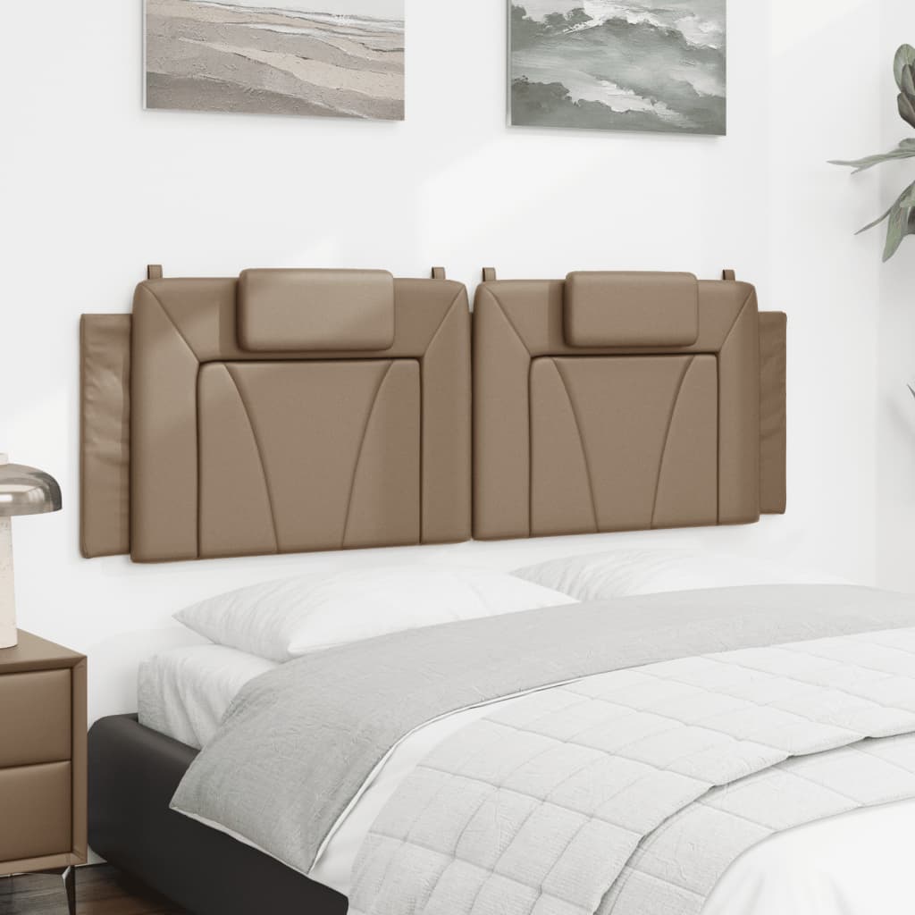 gavlpude Viana 160 cm kunstlæder cappuccinofarvet