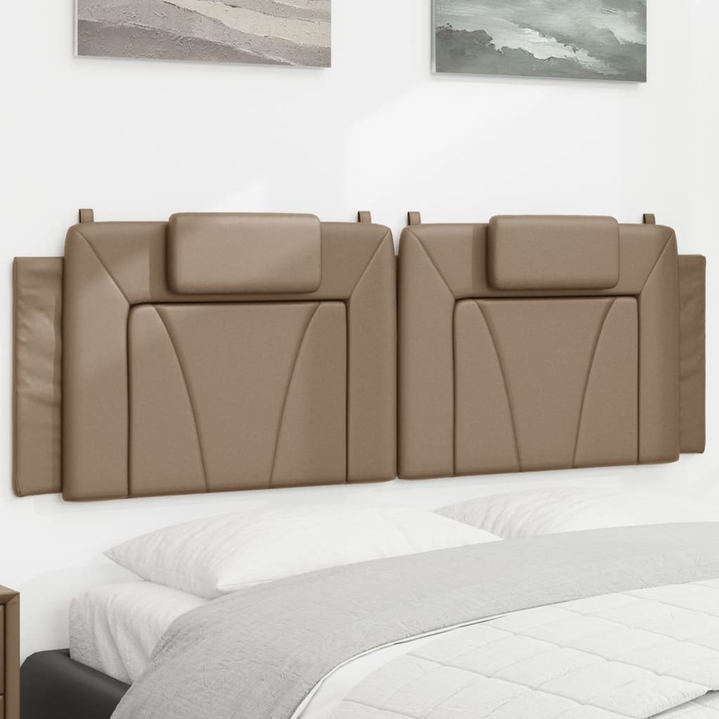 gavlpude Viana 160 cm kunstlæder cappuccinofarvet