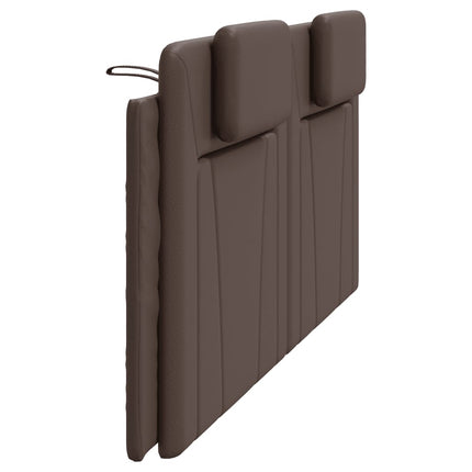 gavlpude Viana 200 cm kunstlæder brun