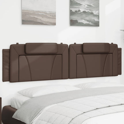 gavlpude Viana 200 cm kunstlæder brun