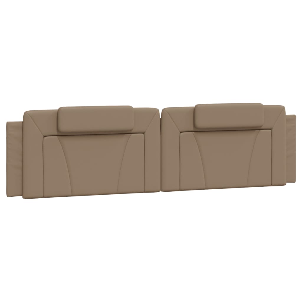 gavlpude Viana 200 cm kunstlæder cappuccinofarvet