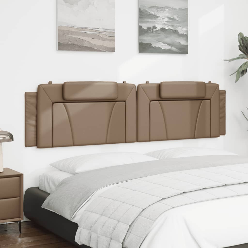 gavlpude Viana 200 cm kunstlæder cappuccinofarvet