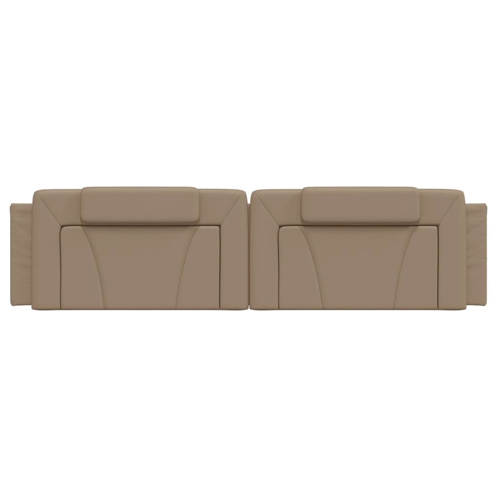 gavlpude Viana 200 cm kunstlæder cappuccinofarvet