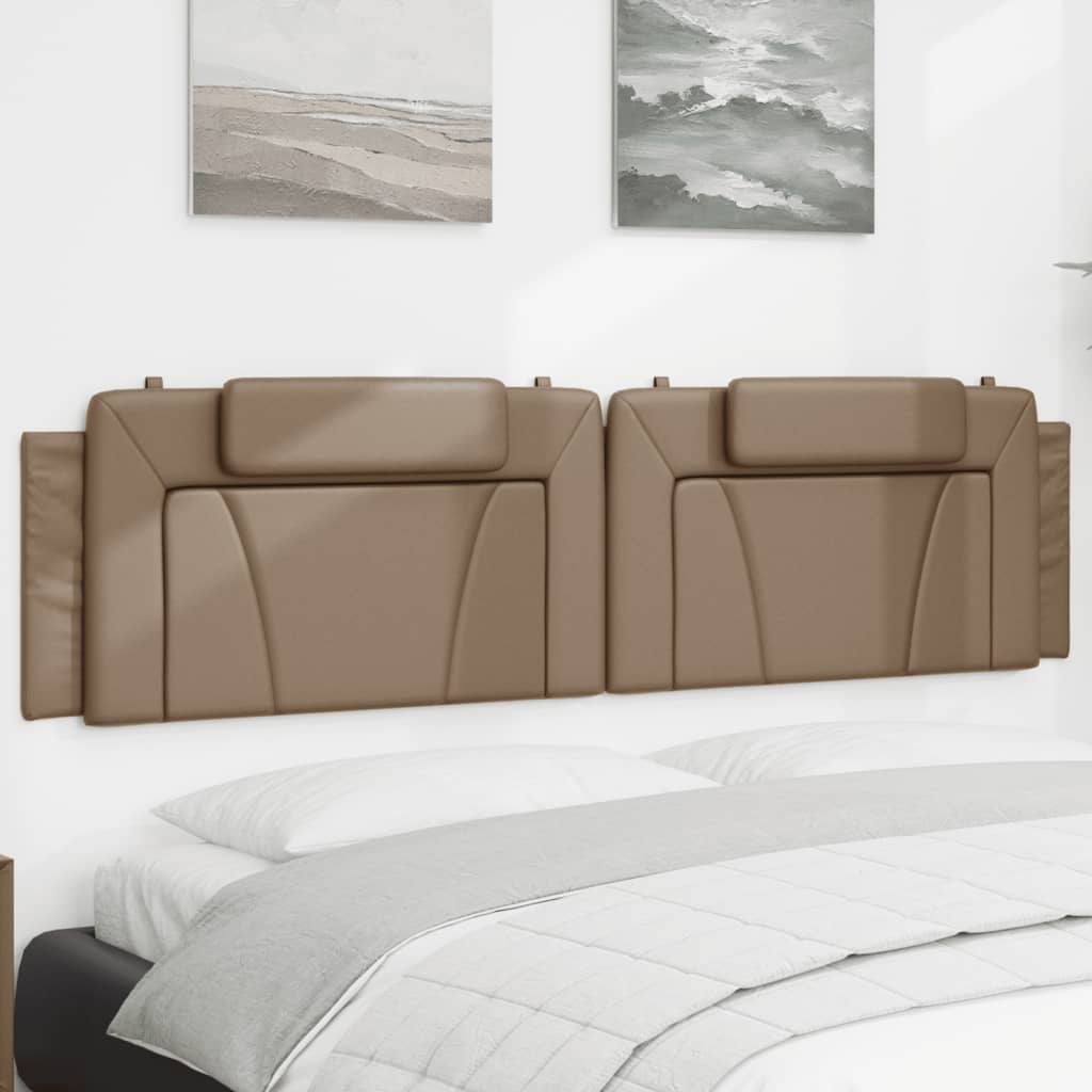 gavlpude Viana 200 cm kunstlæder cappuccinofarvet