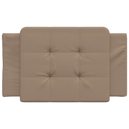 gavlpude Zadar 80 cm kunstlæder cappuccinofarvet