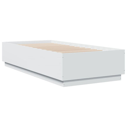 sengeramme 90x200 cm konstrueret træ hvid