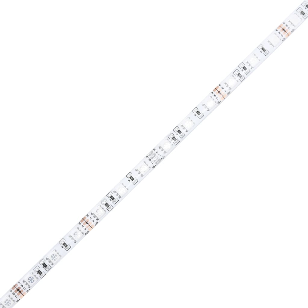 sengeramme med LED-lys 150x200 cm sonoma-eg