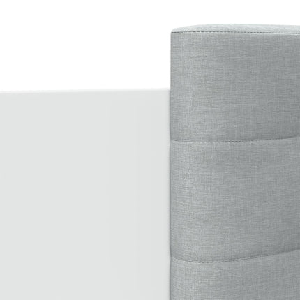 sengeramme med sengegavl 75x190 cm konstrueret træ hvid