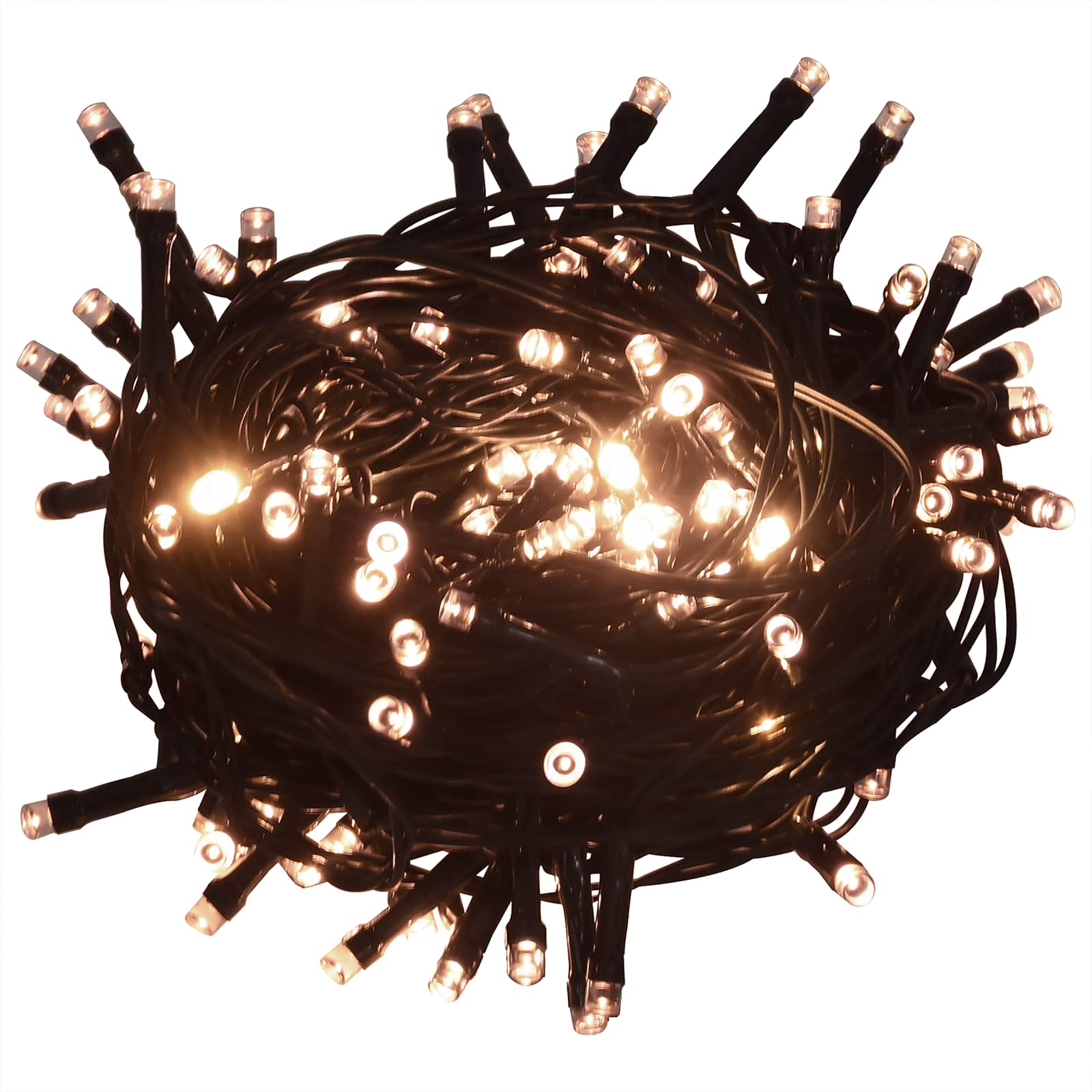 Kunstigt juletræ med 150 LED'er Hvid 150 cm PVC og metal