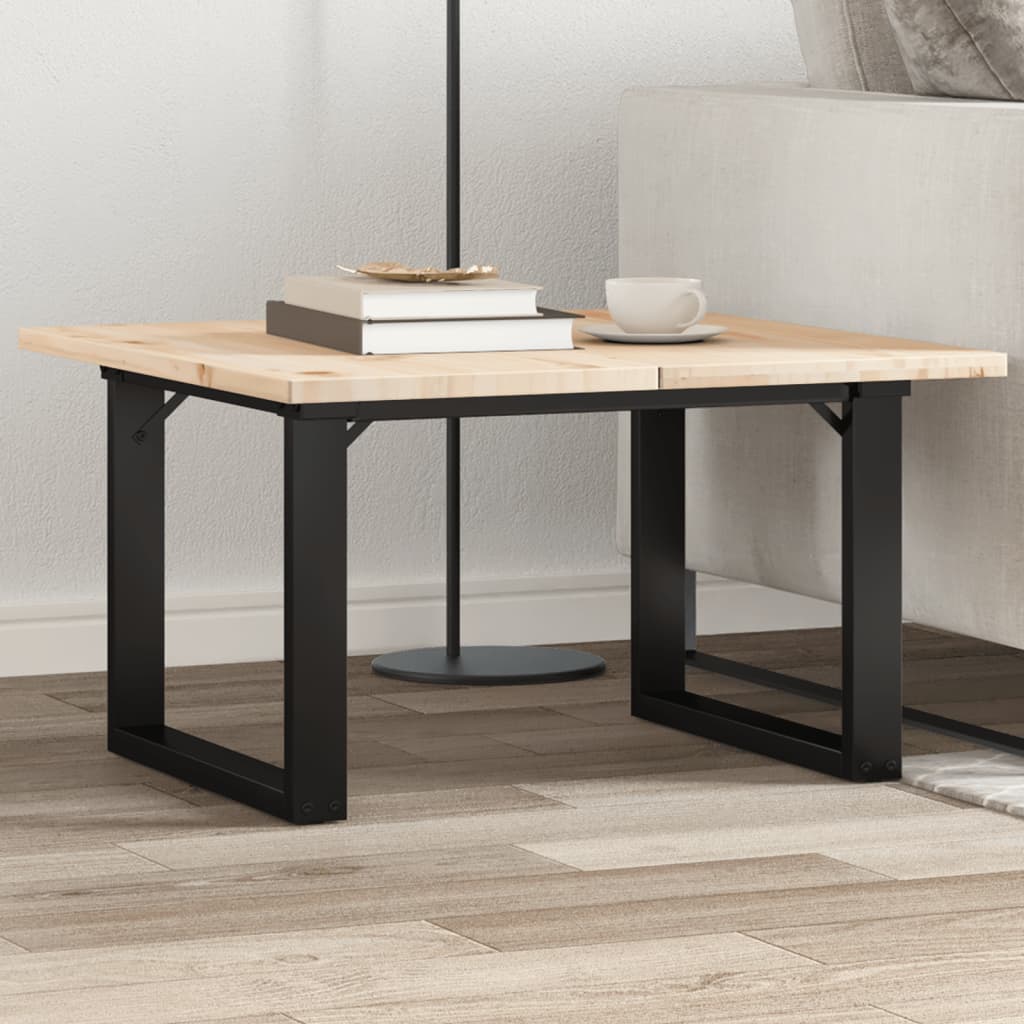 Bordben til sofabord 60×40×38 cm - O-stel i stål, sort