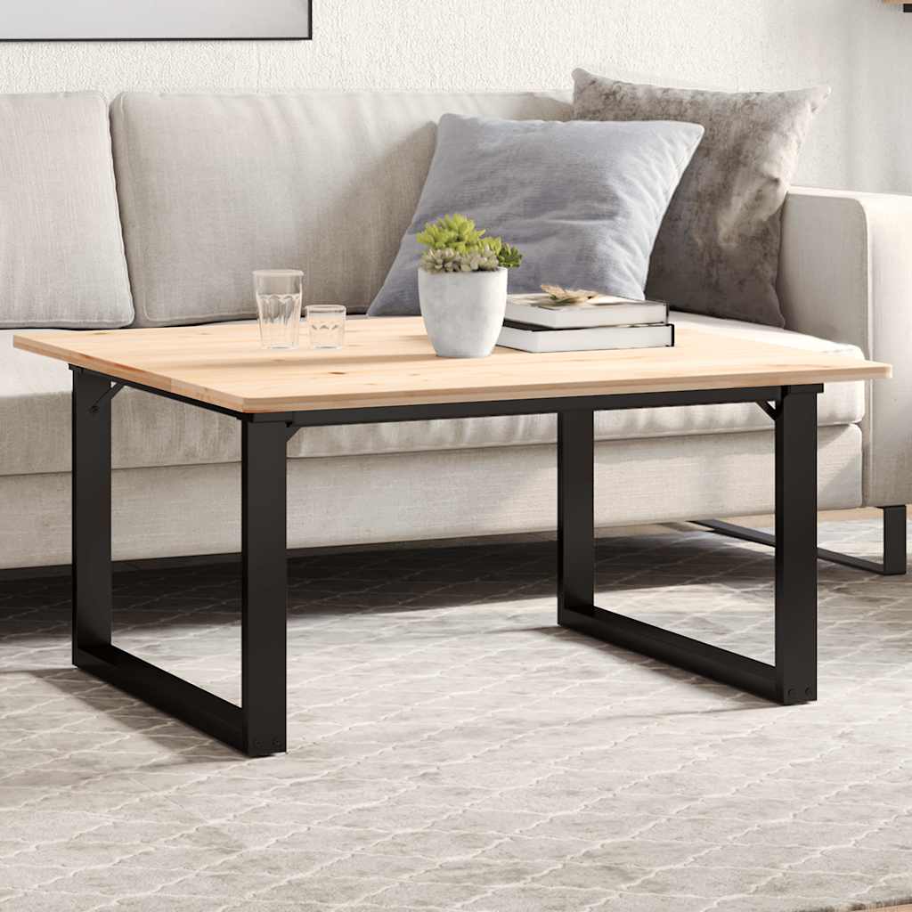 Bordben til sofabord 70 × 60 × 43 cm - O-stel i stål, sort