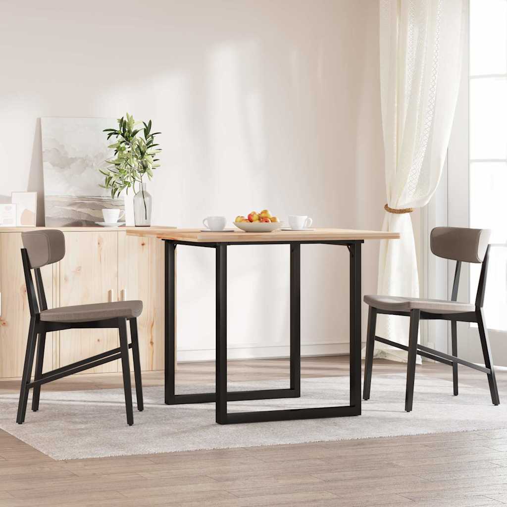 Bordben Til Spisebord 60x60x73 Cm O-stel Stål - Vidaxl