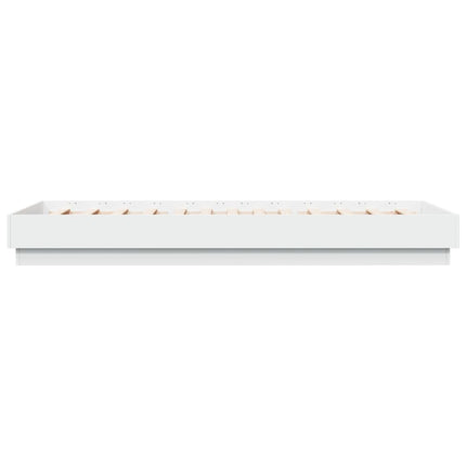 sengeramme 100x200 cm konstrueret træ hvid