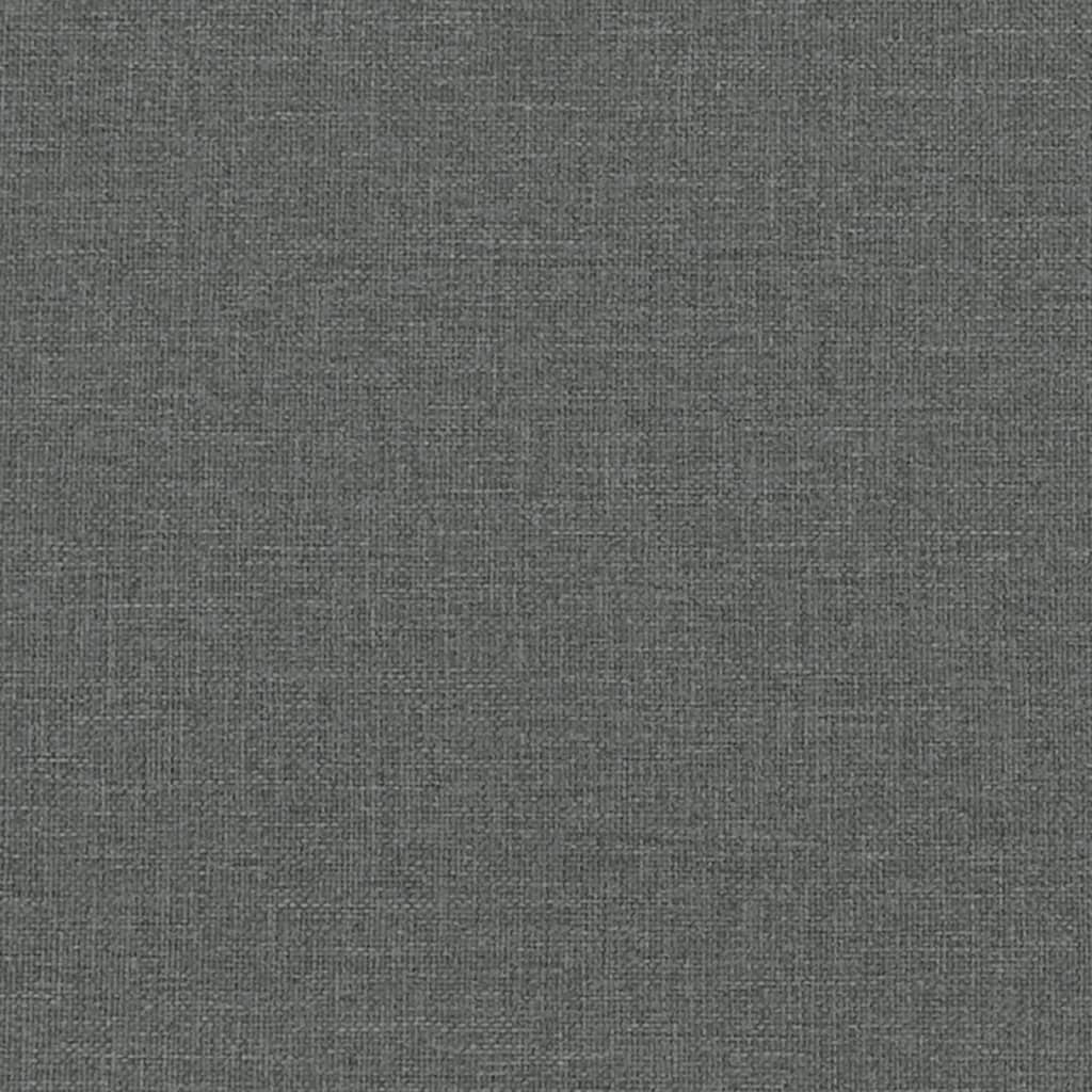 sofasæt 2 dele stof mørkegrå