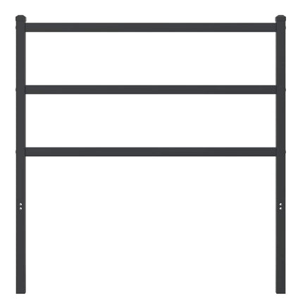 udskiftningsgavl 90 cm metal sort
