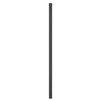 udskiftningsgavl 90 cm metal sort