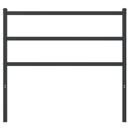 udskiftningsgavl 107 cm metal sort