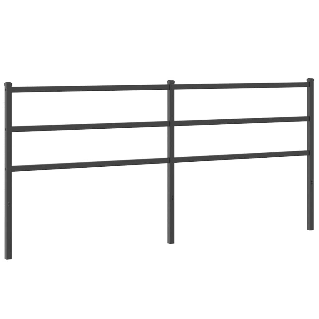 udskiftningsgavl 180 cm metal sort