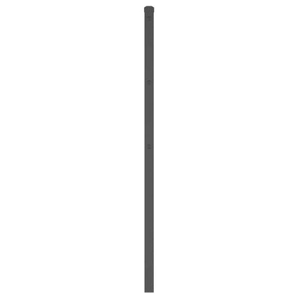 udskiftningsgavl 180 cm metal sort