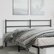 udskiftningsgavl 180 cm metal sort