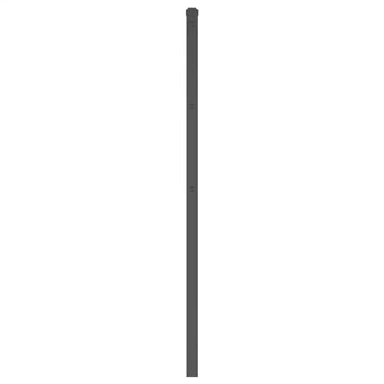 udskiftningsgavl 193 cm metal sort