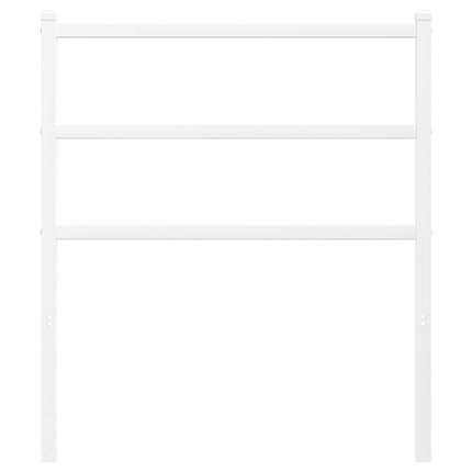 udskiftningsgavl 75 cm metal hvid