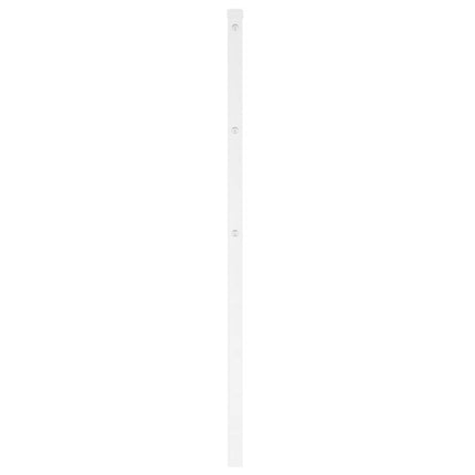 udskiftningsgavl 100 cm metal hvid