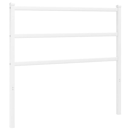 udskiftningsgavl 107 cm metal hvid