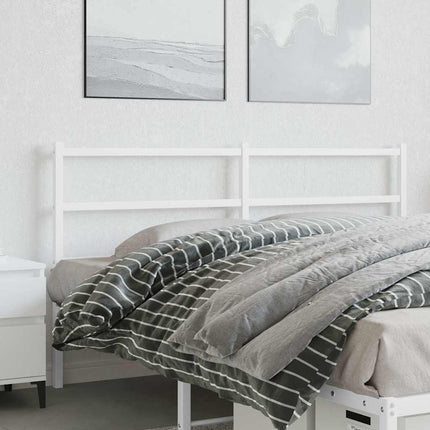 udskiftningsgavl 150 cm metal hvid
