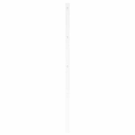 udskiftningsgavl 200 cm metal hvid