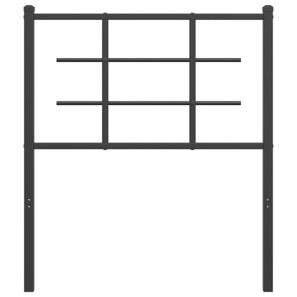udskiftningsgavl 75 cm metal sort