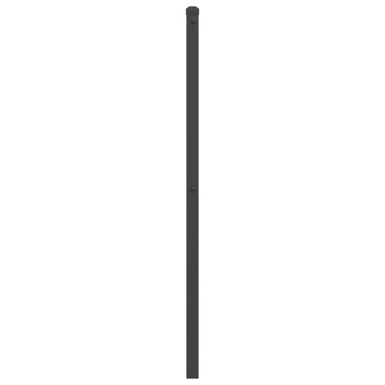 udskiftningsgavl 75 cm metal sort