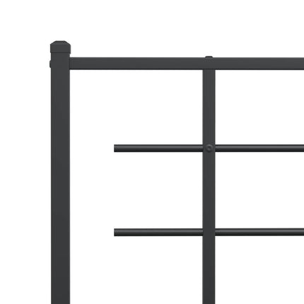 udskiftningsgavl 75 cm metal sort