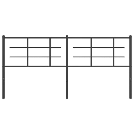 udskiftningsgavl 180 cm metal sort