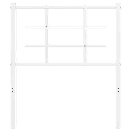 udskiftningsgavl 75 cm metal hvid