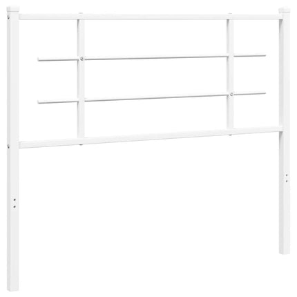 udskiftningsgavl 107 cm metal hvid