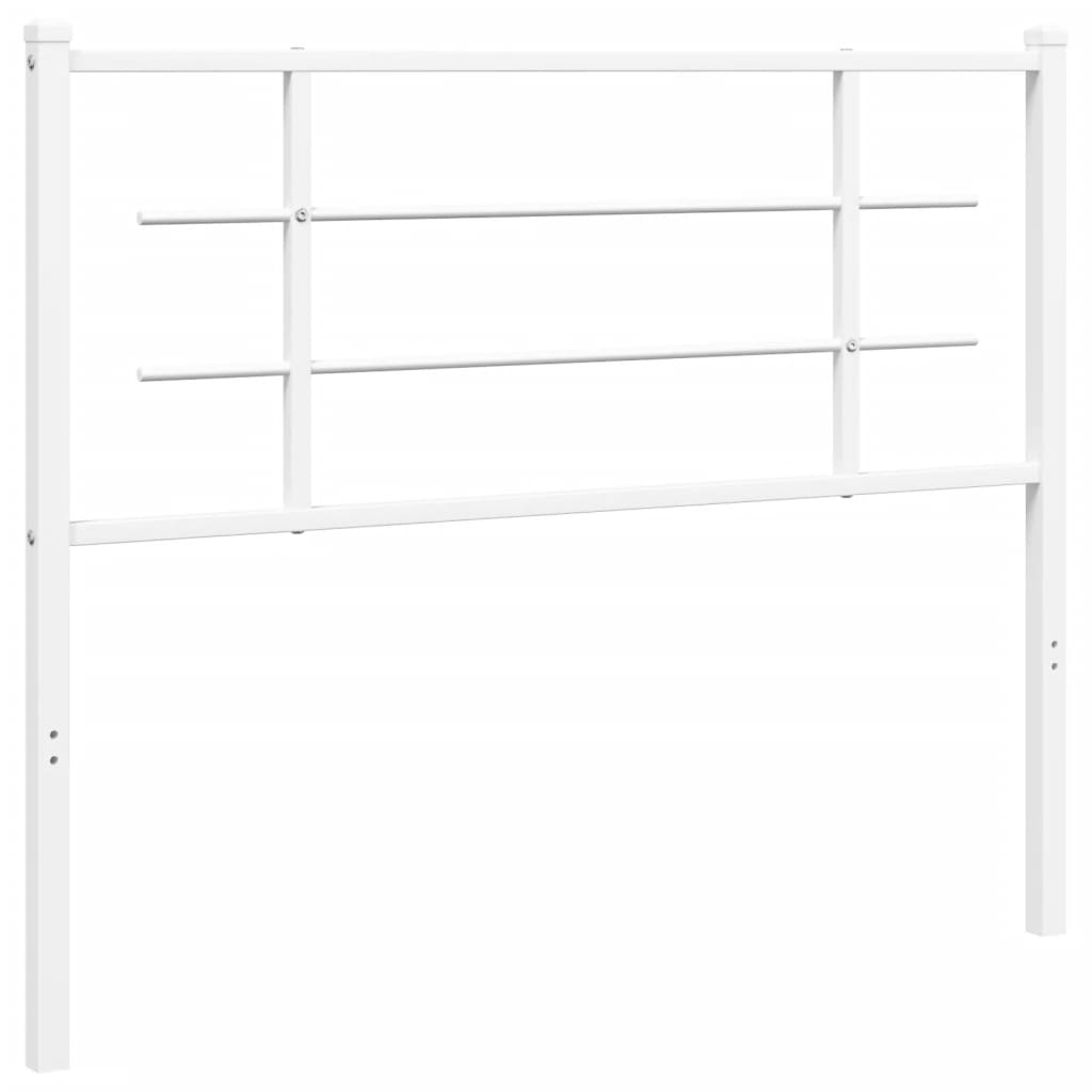 udskiftningsgavl 107 cm metal hvid