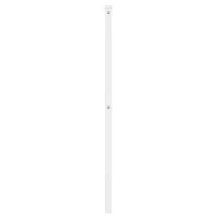 udskiftningsgavl 107 cm metal hvid