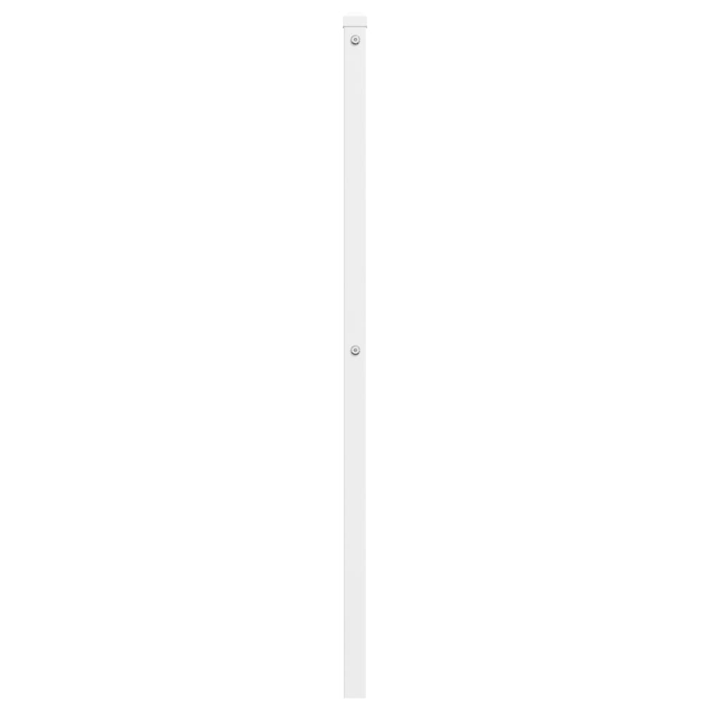udskiftningsgavl 107 cm metal hvid