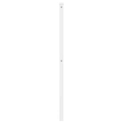 udskiftningsgavl 120 cm metal hvid