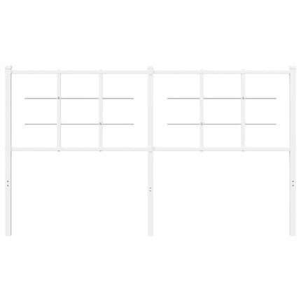 udskiftningsgavl 150 cm metal hvid