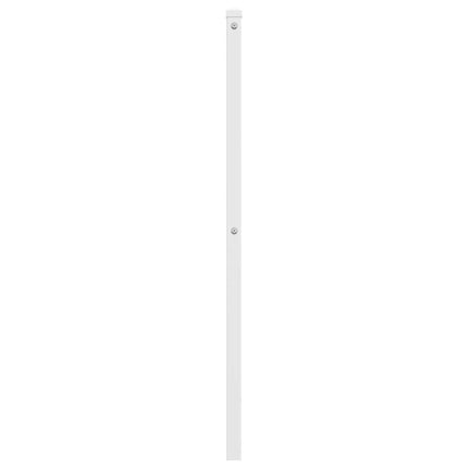 udskiftningsgavl 150 cm metal hvid