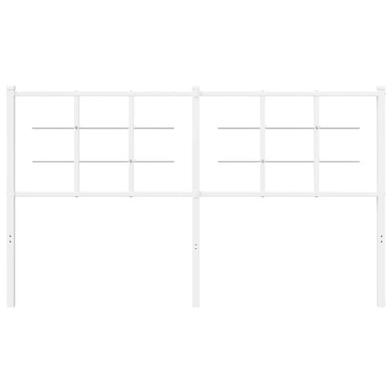 udskiftningsgavl 160 cm metal hvid