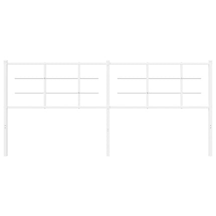 udskiftningsgavl 200 cm metal hvid