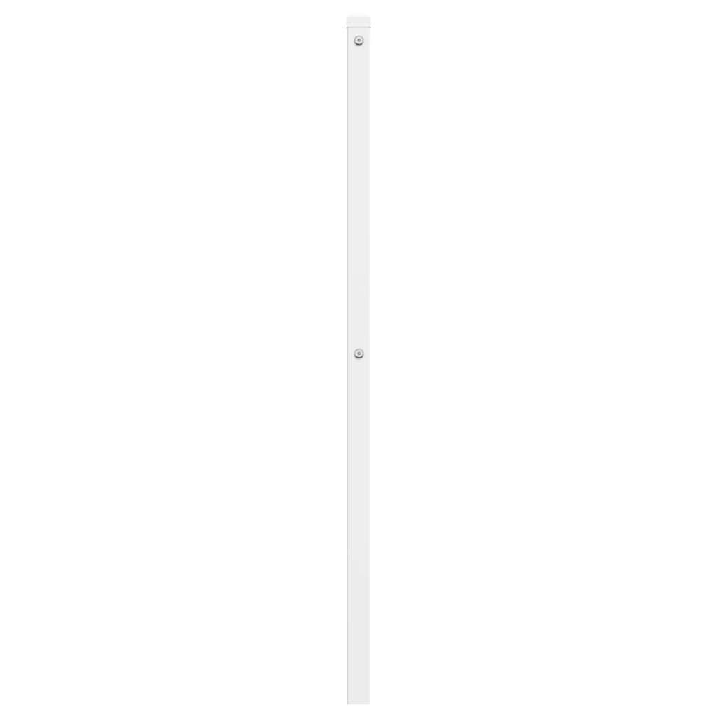 udskiftningsgavl 200 cm metal hvid